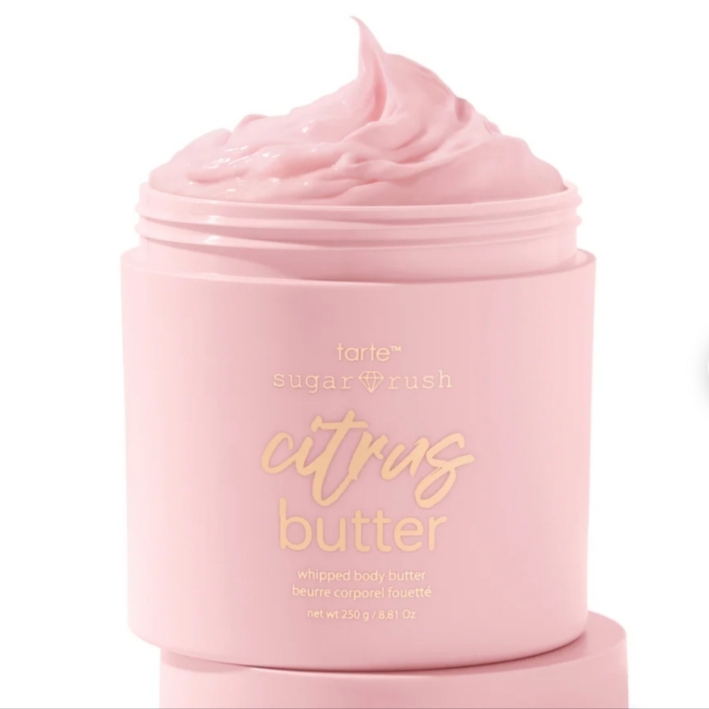Tarte Sugar Rush Citrus Butter Whipped Body Butter, 8.81oz, New